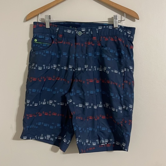 William Murray  Shorts Suds & Stripes Blue Performance Shorts 30 - Picture 2 of 7